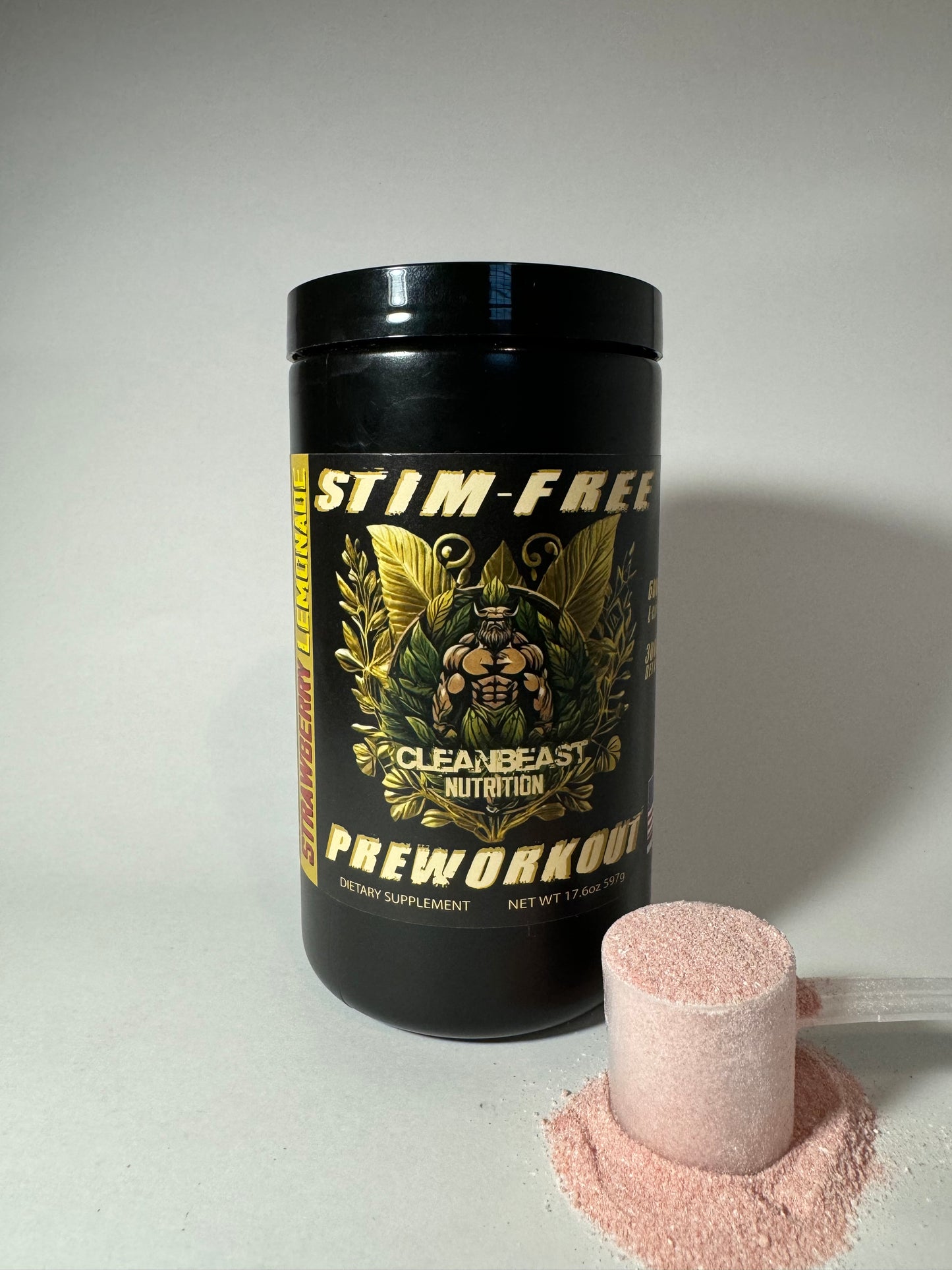 Stimulant-Free Strawberry Lemonade Preworkout